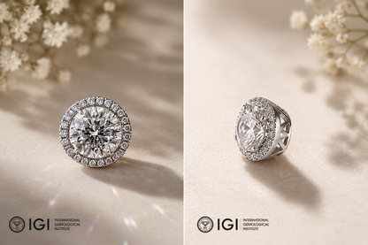 1.52 carat Lab Grown diamond pendant