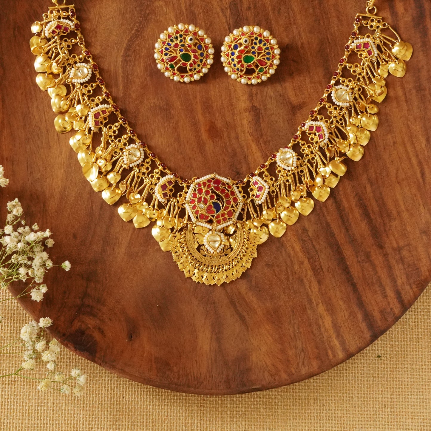 Bandi heritage necklace with tops
